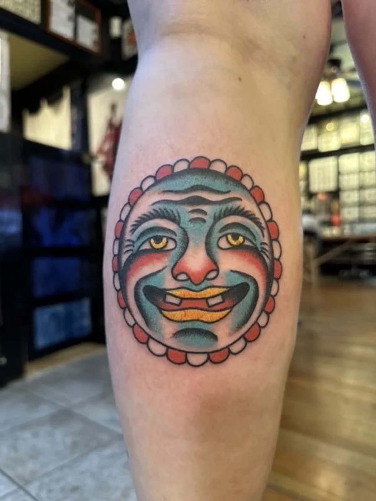 Bold eagle and shield tattoo by Tony Vyeda in SE Portland